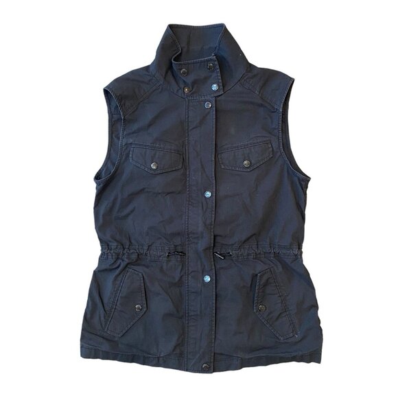 Michael Kors Vest Sleeveless Jacket Top Womens Medium Black - Picture 1 of 7